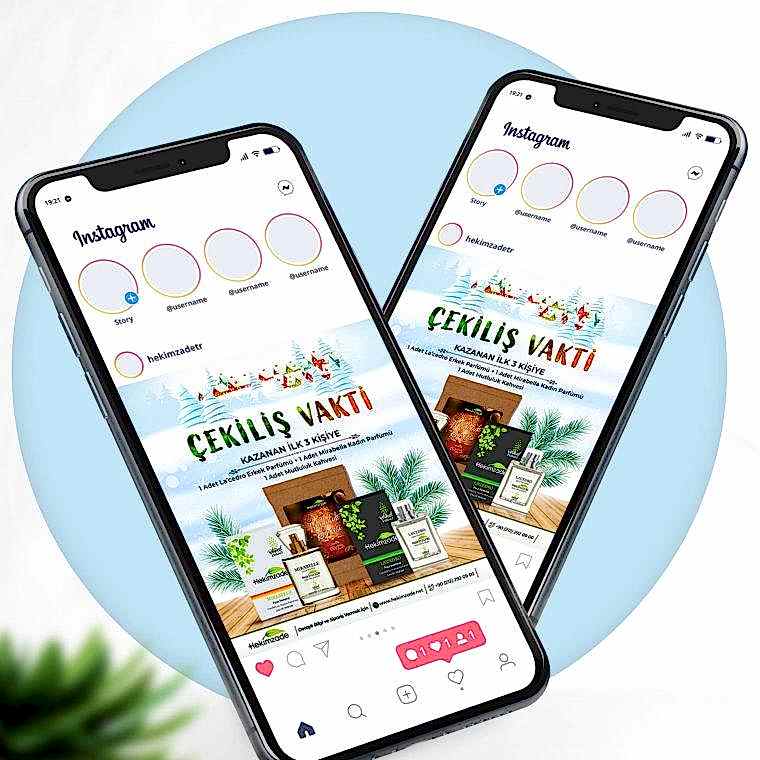 Hekimzade Sosyal Medya Post ve Story Tasarımı